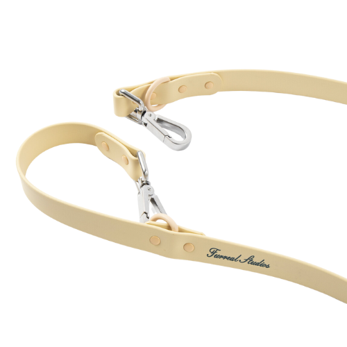 Halo Collar and Leash Set - Buttercream