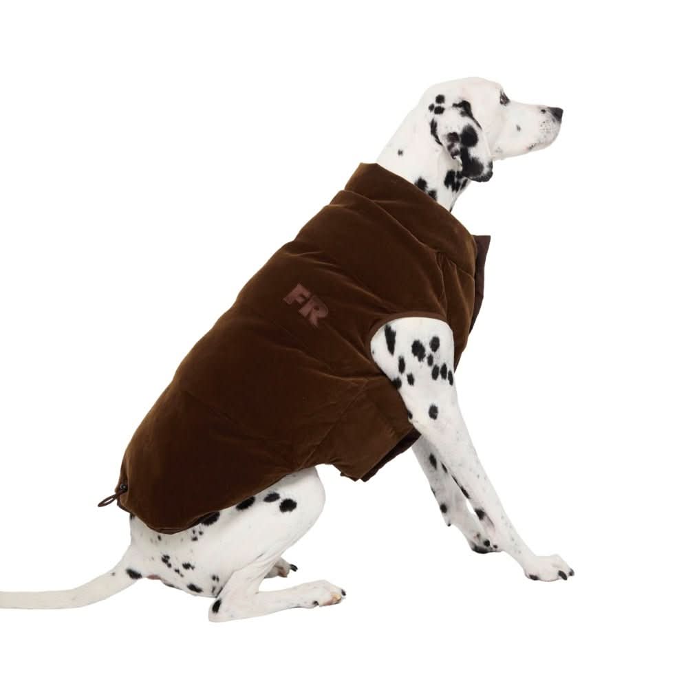 The Lucky Reversible Puffer - Chocolate Vest | FurReal Studios