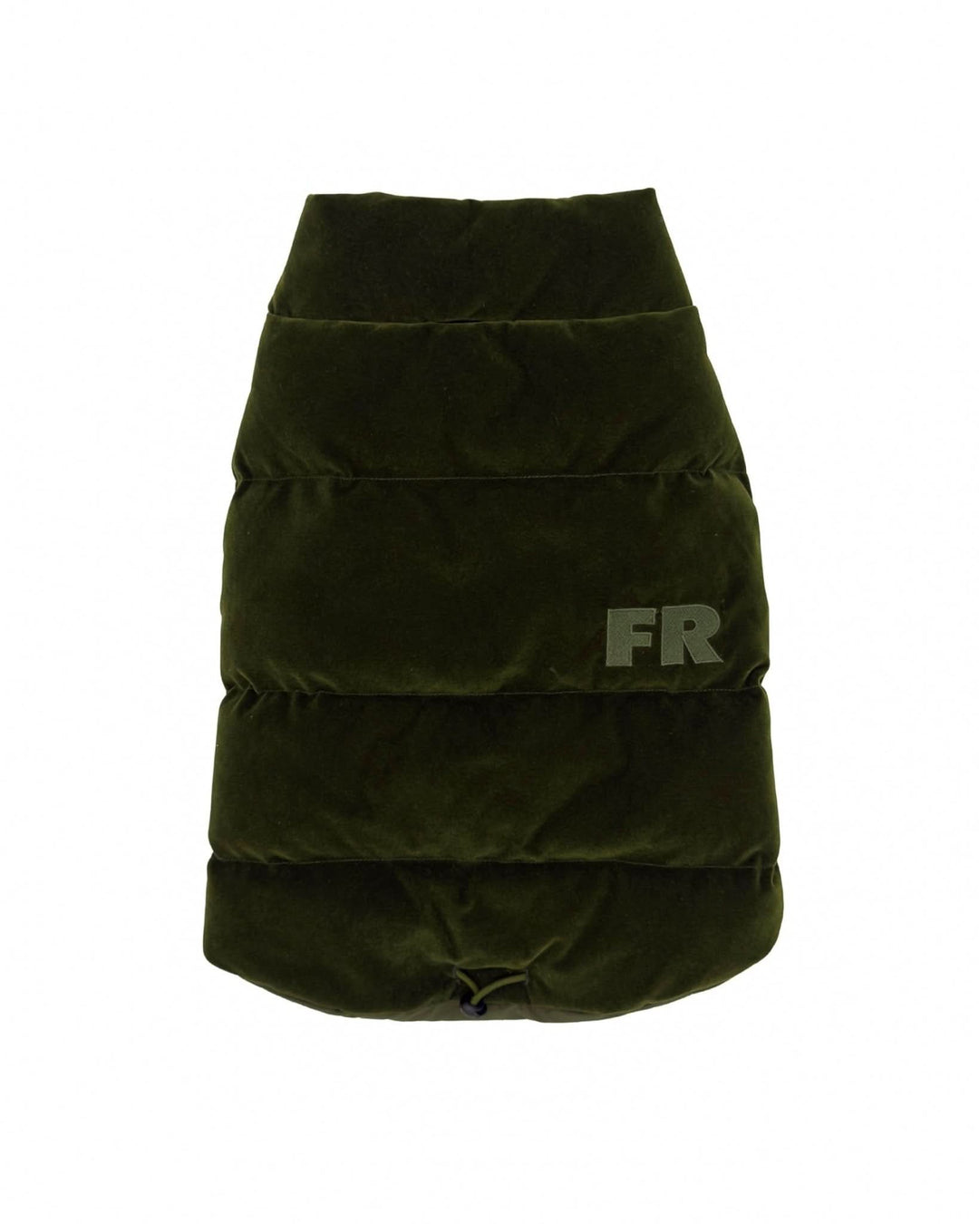 The Lucky Reversible Puffer - Olive Vest | FurReal Studios