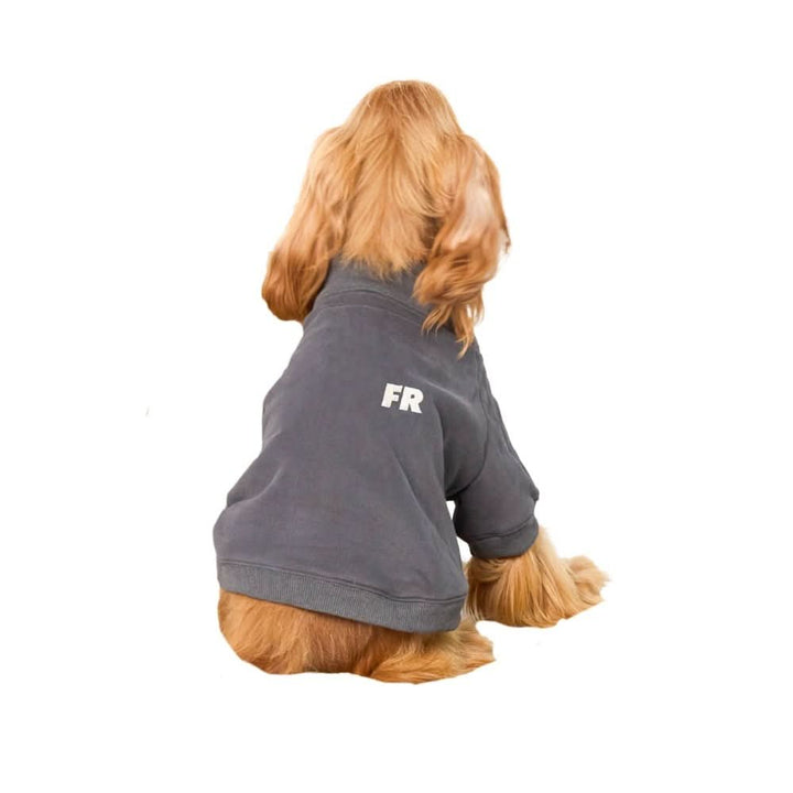 The Milo Crewneck - Charcoal Sweater | FurReal Studios